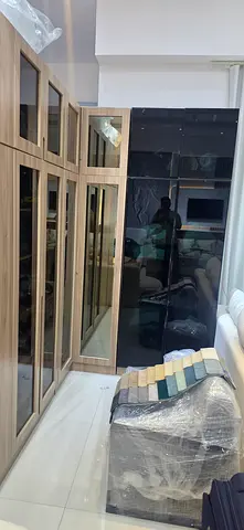 Large Mirrored Wardrobe / Armoire - Good Condition