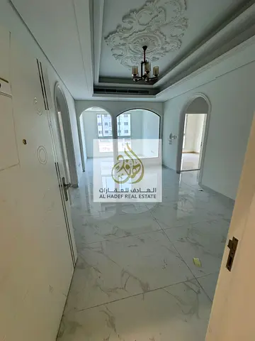 Two rooms and a hall for annual rent, with a gym, swimming pool and parking, first resident