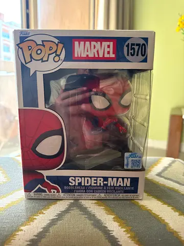 Funko Pop! Spider-Man #1570 (Marble Variant) - Brand New in Box