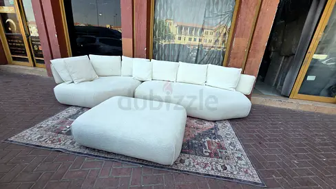 Marina Homes Modular sofa with footstool