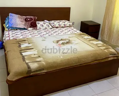 Ikea King size bed with mattress available in perfect condition