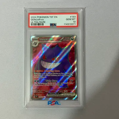Gengar EX 193/162 PSA 10
