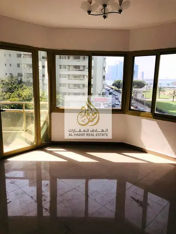 Luxury 3BR + Maid Room in Al Majaz 2 | 2 Balconies + Gym, Pool & Tennis Court + Prime Location
