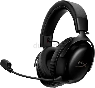 HyperX Cloud III S Wireless Gaming Headphones, 53mm Angled Drivers, Memory Foam Padding,