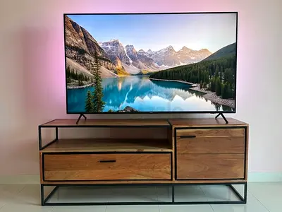 Urgent Clearance - Premium Solid Wood TV Unit – Pan Home