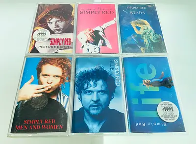 6 Simply Red Music Cassettes