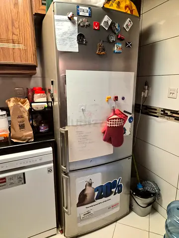 Bosch Silver Large Capacity Fridge with Bottom Freezer