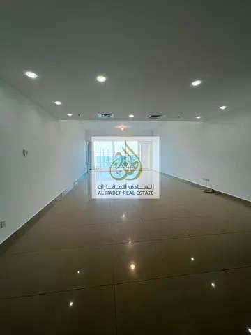 3 bedroom apartment for rent in Sharjah Al Khan full sea view luxury facilities near Dubai exit gym pool jacuzzi and parking
