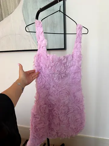 Light Pink Polo Style Corset Top - Size xs