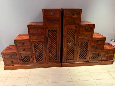 Marina steps cabinets/ storage cabinets