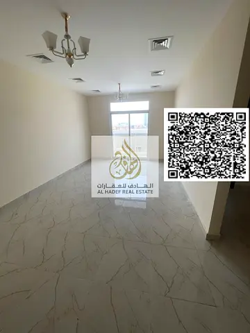 Two bedrooms, a living room, two bathrooms, a balcony, and a storage room. Second tenant. Excellent finishing. Very spacious. Prime location in Rawda