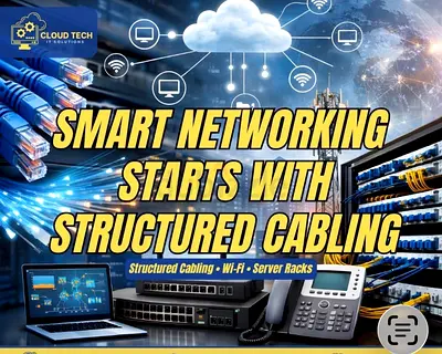 Structured Cabling  Networking Services — Server Racks, Cabling, Wi‑Fi