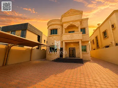 🏡 فيلا فاخرة 5 غرف ماستر للإيجار أو البيع – المويهات | عجمان 🏡  ✨ فرصة مميزة للسكن أو الاستثمار في موقع حيوي بالمويهات – عجمان ✨  📍 الموقع: المويها
