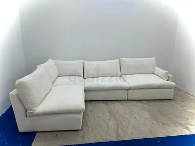 Perfect condition home centre white color cloud sofa
