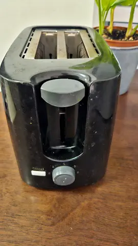 Used 2-Slice Black Toaster - Good Working Condition