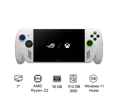 ASUS ROG Ally Handheld Gaming PC - White, 16GB RAM, 512GB SSD