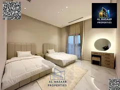Villa for sale next to the mosque and near Sheikh Mohammed Bin Zayed Road, excellent finishing at an