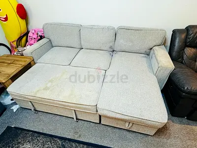 L-shape Corner Sofa bed with Storage