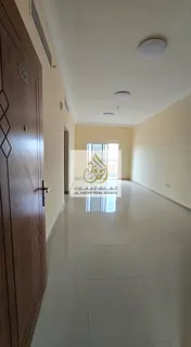 Annual rent in Ajman, Al Jurf 3 area, near Wadlam Park School. New building, suitable for families.