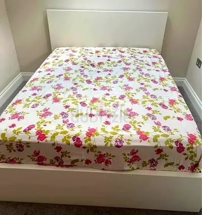 Ikea Queen size bed with mattress available in perfect condition