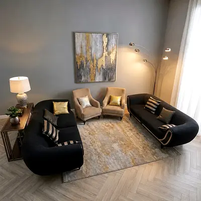 Luxury Sofa Set – 2 Sofas + 2 Chairs