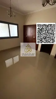 Two bedrooms and a living room with four bathrooms, a balcony, a maid's room, a laundry room, one mo
