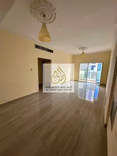 A room and a hall, second floor, for annual rent, Al Rashidiya 3