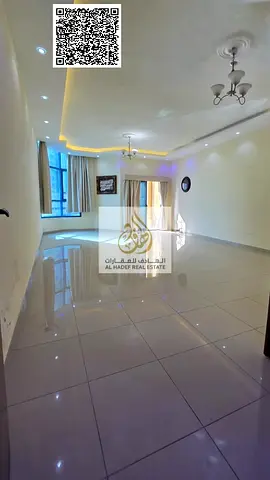 3 غرف وصالة منعزلة | غرفة خادمة | غرفة غسيل | 2 بلكونة | 4 حمام | خزائن بالحائط | مساحات كبيرة جدًا | أبراج الخور – عجمان | 55,000 درهم سنويًا