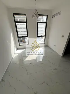 For rent in Ajman – 1-bedroom apartment with a living hall in Al Amrah area, located in Al Falah B