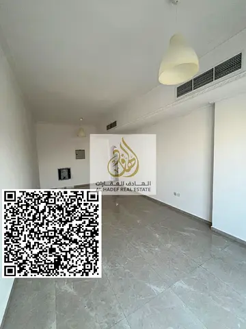 One bedroom, living room, balcony, two bathrooms, and kitchen