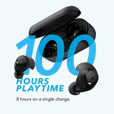Anker Soundcore Life Dot 2 Bluetooth Earphones, True Wireless Earbuds, 100H Playtime, 8mm Drivers