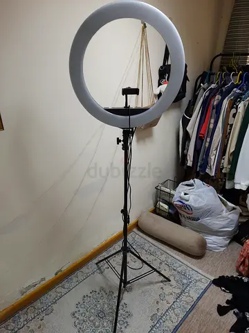 Ring Light with Tripod Stand - Adjustable LED Studio Light