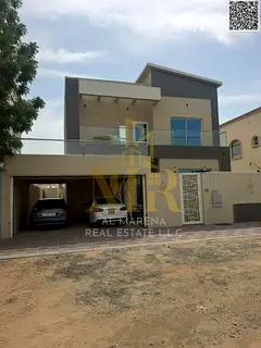 Villa for sale in Al Yasmin | 5 bedrooms, 2 living rooms, balcony with garage
