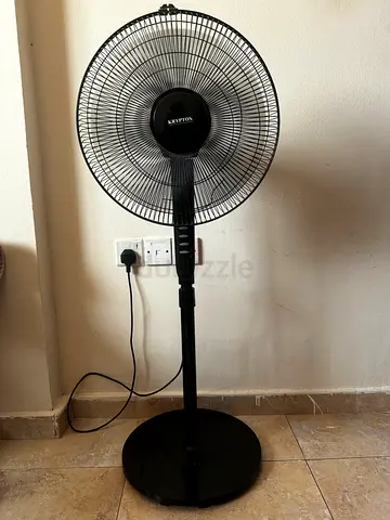 Krypton Black Stand Fan in Good Working Condition