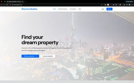 Profitable Real Estate Marketplace Website for Sale – SilverLineRealties.com