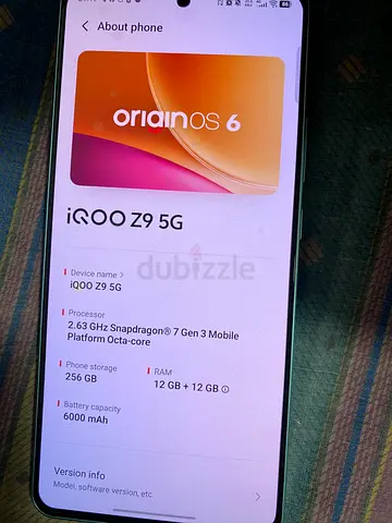 iQOO Z9 5G - 12GB RAM, 256GB, good condition