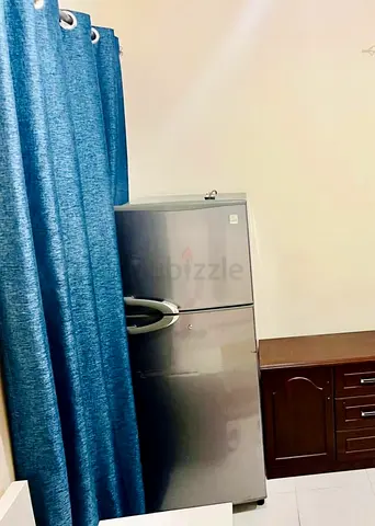 Silver Double-Door Refrigerator - Good Working Condition