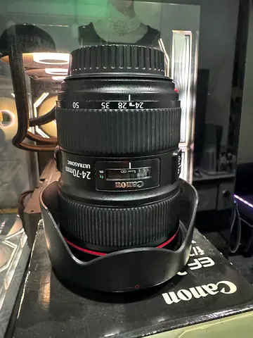 Canon ef 24-70 version II f2.8l lens