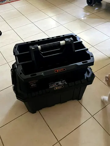 Tactix Heavy Duty Storage Box with tool tray