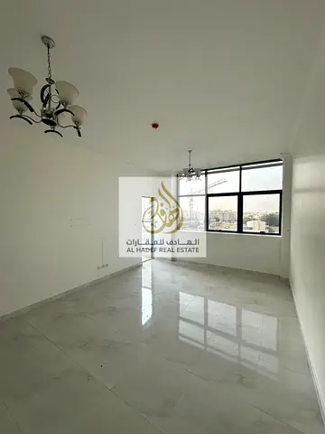 Two bedrooms and a living room with a gym, swimming pool, and parking. Annual rent. Excellent finishing.