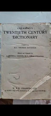 Antique Chamberss Twentieth Century Dictionary
Original vintage 100+ years old