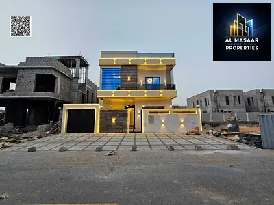 Dubai villa design with garden view, including registration fees