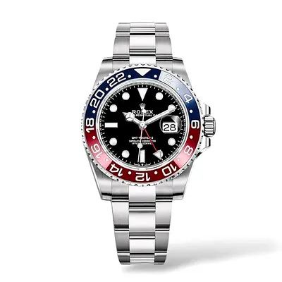 Rolex GMT-Master II Pepsi Stainless Steel Watch (Automatic)