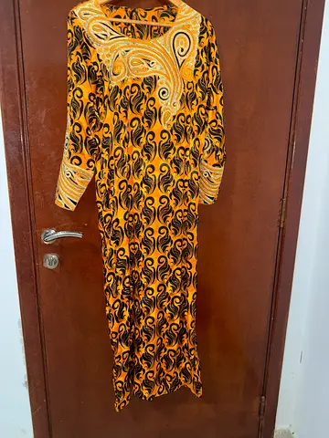 Traditional Embroidered Long Sleeve Dress
