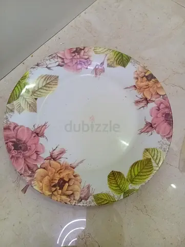 decorative floral dinner plates