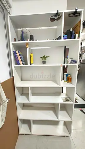 wooden bookshelf