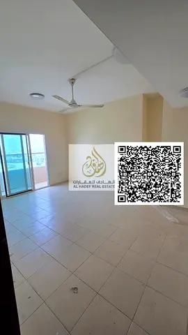 Two rooms and a separate hall in Al Nuaimiya 1, spacious areas, open balcony and built-in wardrobes, near Al Hikma School and Al Ittihad Street, 39,00