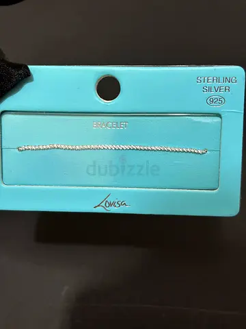 925 Sterling Silver Chain Bracelet ✨ Original Price 145 AED