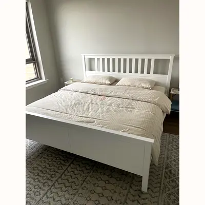 IKEA hemnes king size bed and mattress for sale