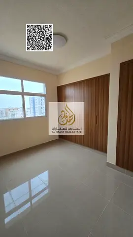 Two-bedroom apartment with a living room, first occupancy, with built-in wardrobes, very spacious, and super deluxe finishing.